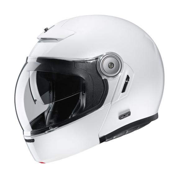 HJC V90 Solid White retro felnyitható sisak XS (53-54cm)