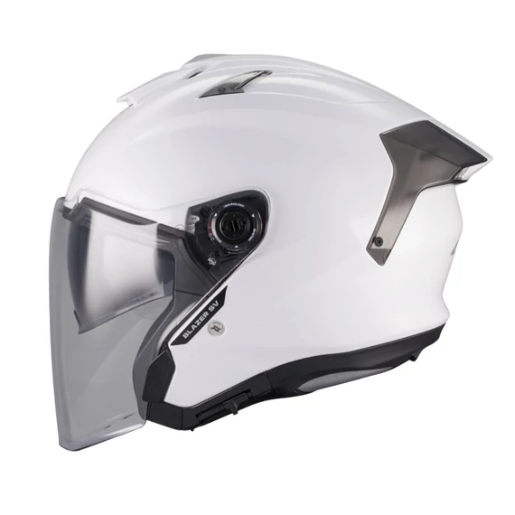 Axxis Blazer SV Solid A0 Gloss white nyitott bukósisak XS