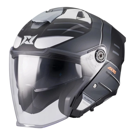 Axxis Blazer SV Round B2 Matt nyitott bukósisak XS