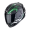 Scorpion Exo-491 Kripta Black-Green-White zárt bukósisak S (55-56cm)