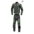 Kép 1/2 - Büse Imola férfi kétrészes bőrruha fekete/zöld 54