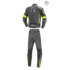 Kép 2/2 - Büse Imola férfi kétrészes bőrruha fekete/neonsárga 52