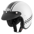 Kép 2/3 - Rocc Classic Pro TT nyitott sisak fehér/fekete L (59-60cm)