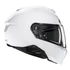 Kép 5/5 - HJC i91 Pearl White felnyitható sisak M (57-58cm)