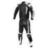 Kép 1/3 - Büse Track férfi kétrészes bőrruha fekete/fehér 46