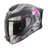 Kép 1/3 - Scorpion Exo-530 Air Hadji Matt Black-Pink zárt bukósisak XS (53-54cm)