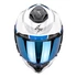 Kép 2/3 - Scorpion Exo-1500 Air Arena White-Blue zárt bukósisak S (55-56cm)