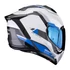 Kép 3/3 - Scorpion Exo-1500 Air Arena White-Blue zárt bukósisak S (55-56cm)